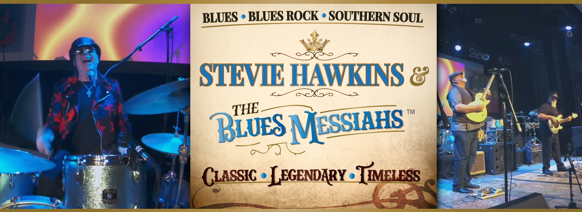 Stevie Hawkins & The Blues Messiahs header